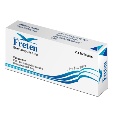 Pack Image: Freten 3 mg Tablet (3 x 15)