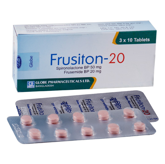 Pack Image: Frusiton 20 mg Tablet (3 x 10)