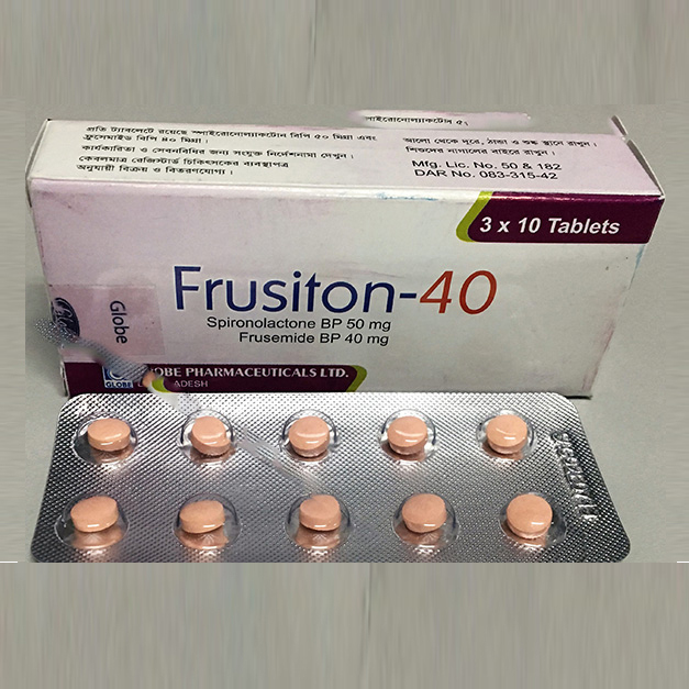 Pack Image: Frusiton 40 mg Tablet (3 x 10)