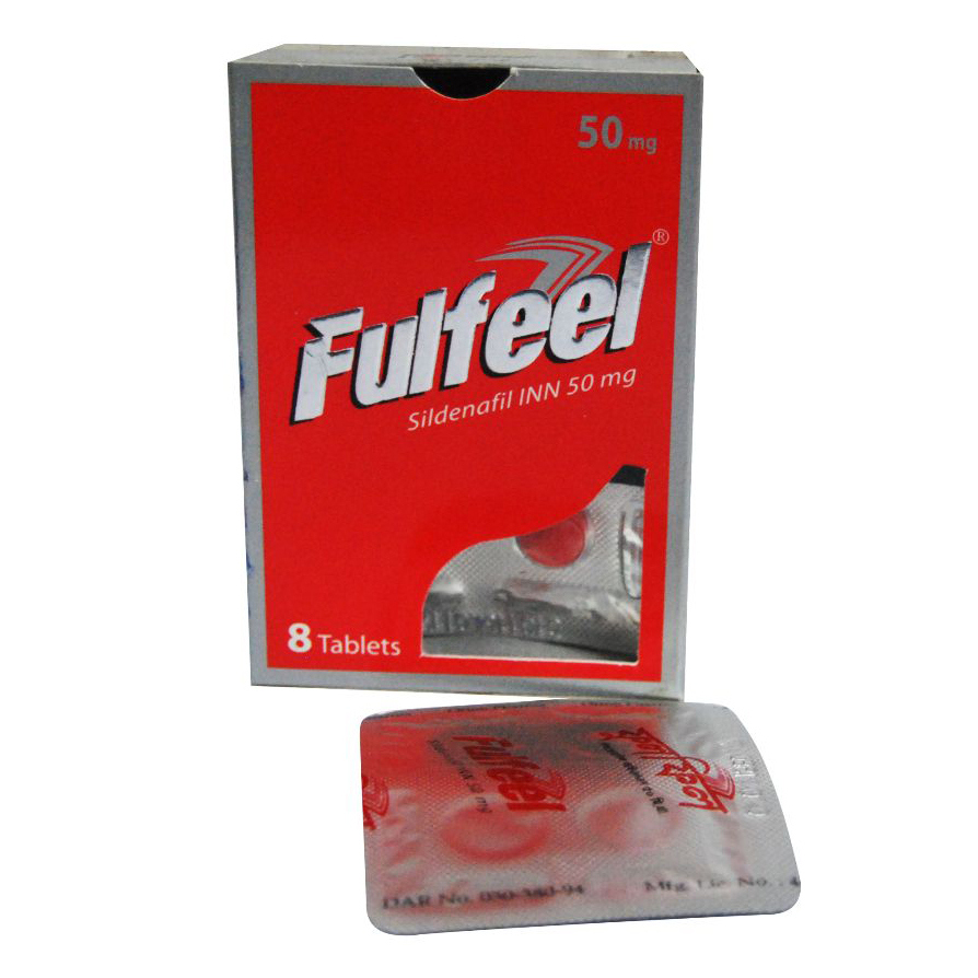 Pack Image: Fulfeel 50 mg Tablet (2 x 4)