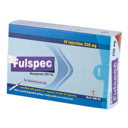 Pack Image: Fulspec 250 mg Injection (250 mg vial)
