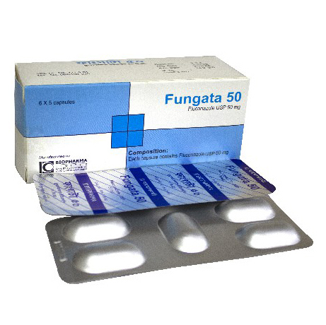 Pack Image: Fungata 50 mg Capsule (5 x 10)