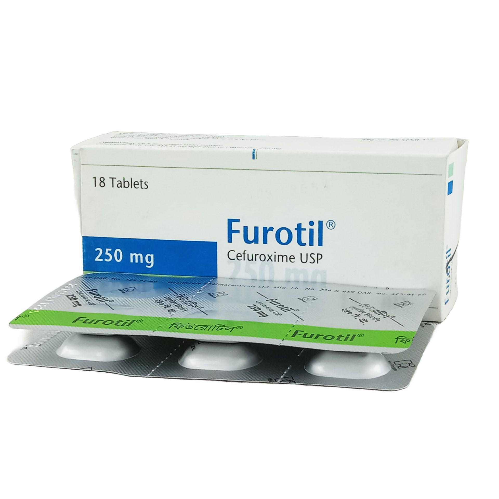 Pack Image: Furotil 250 mg Tablet (3 x 6)