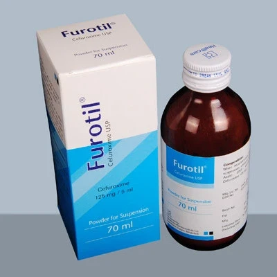 Pack Image: Furotil 125 mg Suspension (70 ml bottle)
