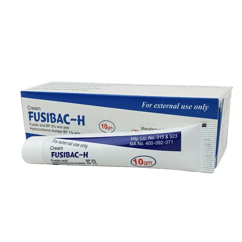Pack Image: Fusibac-H 2% 1% Cream (10 gm tube)