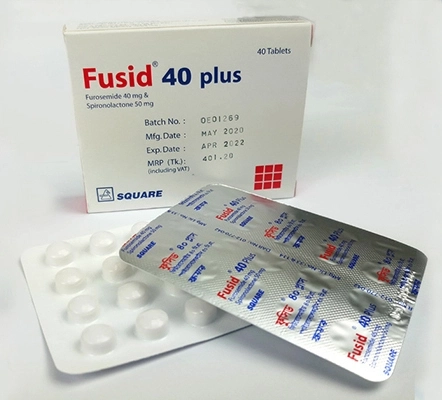 Pack Image: Fusid Plus 40 mg Tablet (2 x 20)