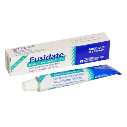 Pack Image: Fusidate 2% Ointment (20 gm tube)