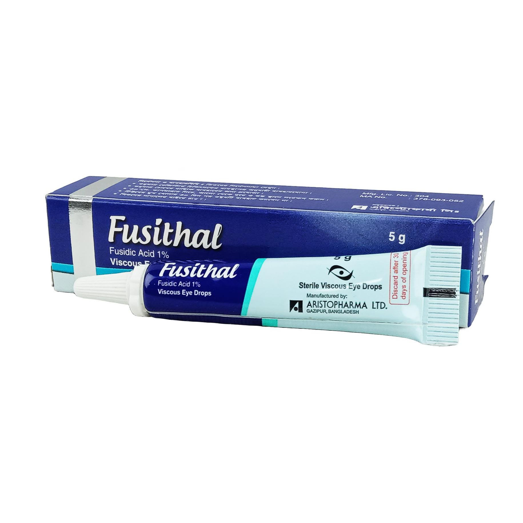 Pack Image: Fusithal 1% Eye Drop (5 gm tube)