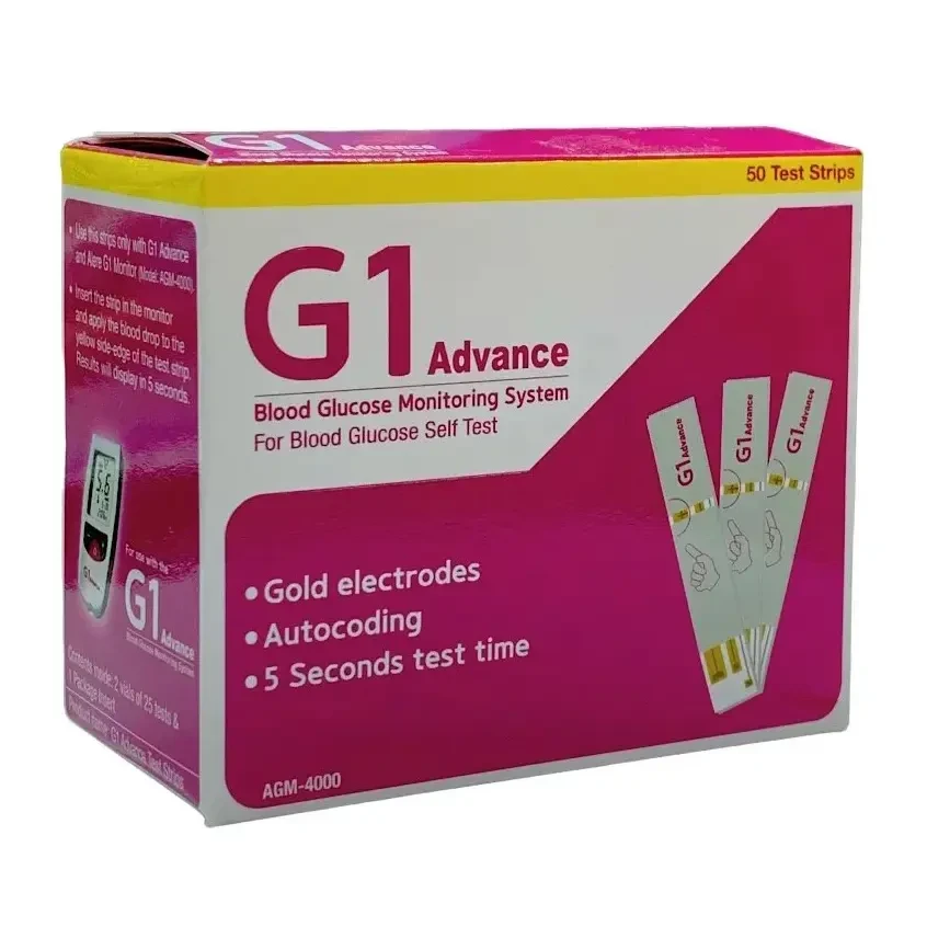 Pack Image: G1 Advance  Test strip (1 x 50)