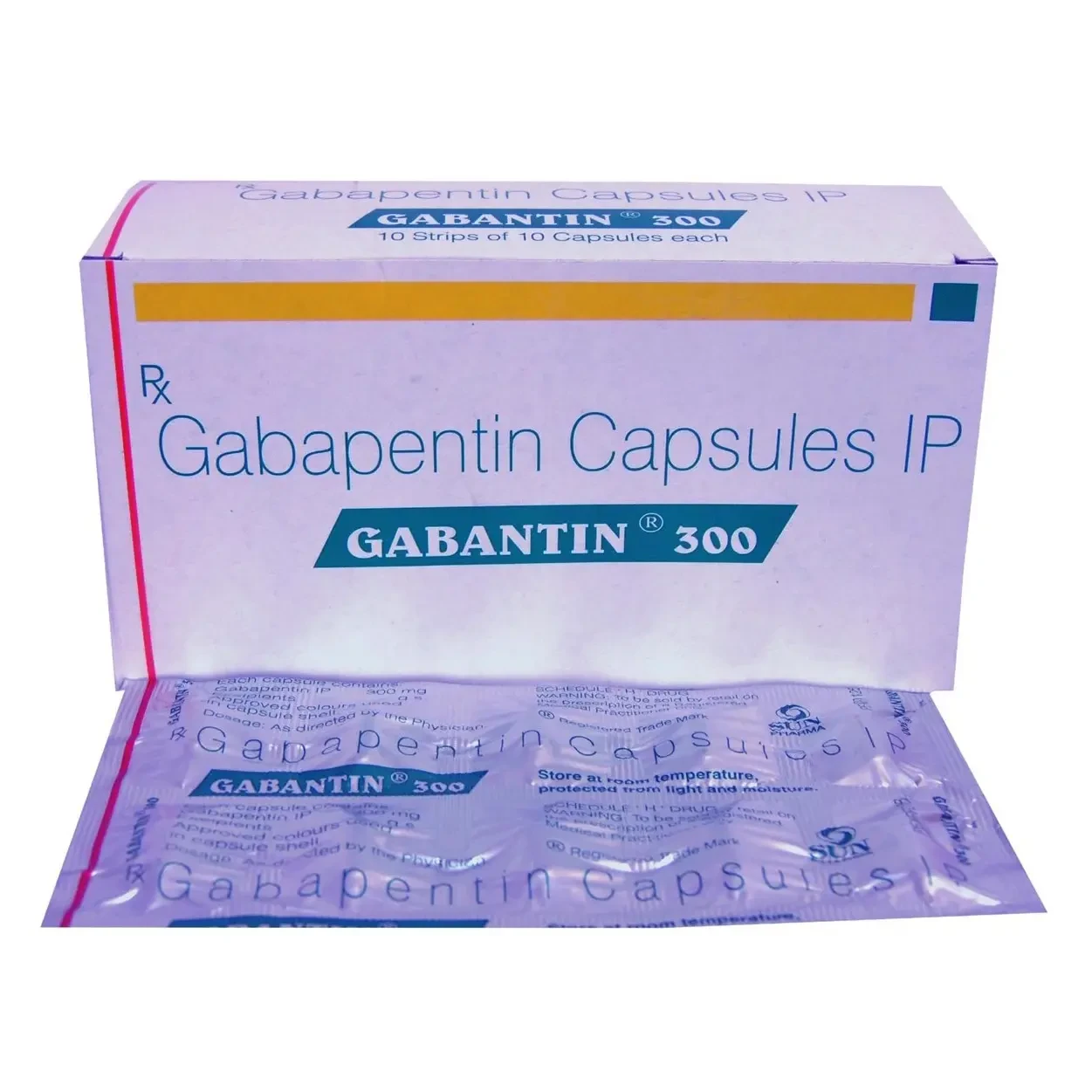 Pack Image: Gabantin 300 mg Tablet (3 x 10)