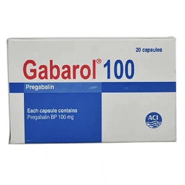 Pack Image: Gabarol 100 mg Capsule (2 x 10)