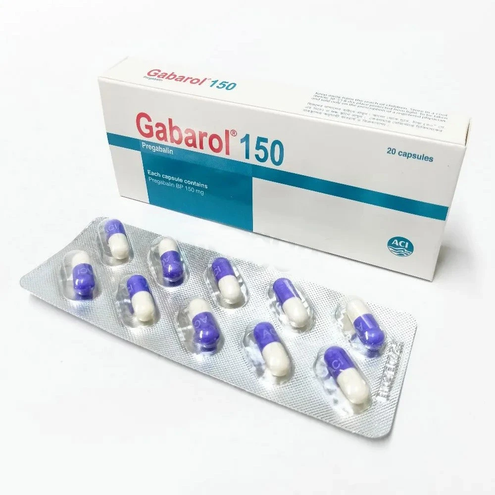 Pack Image: Gabarol 150 mg Capsule (2 x 10)