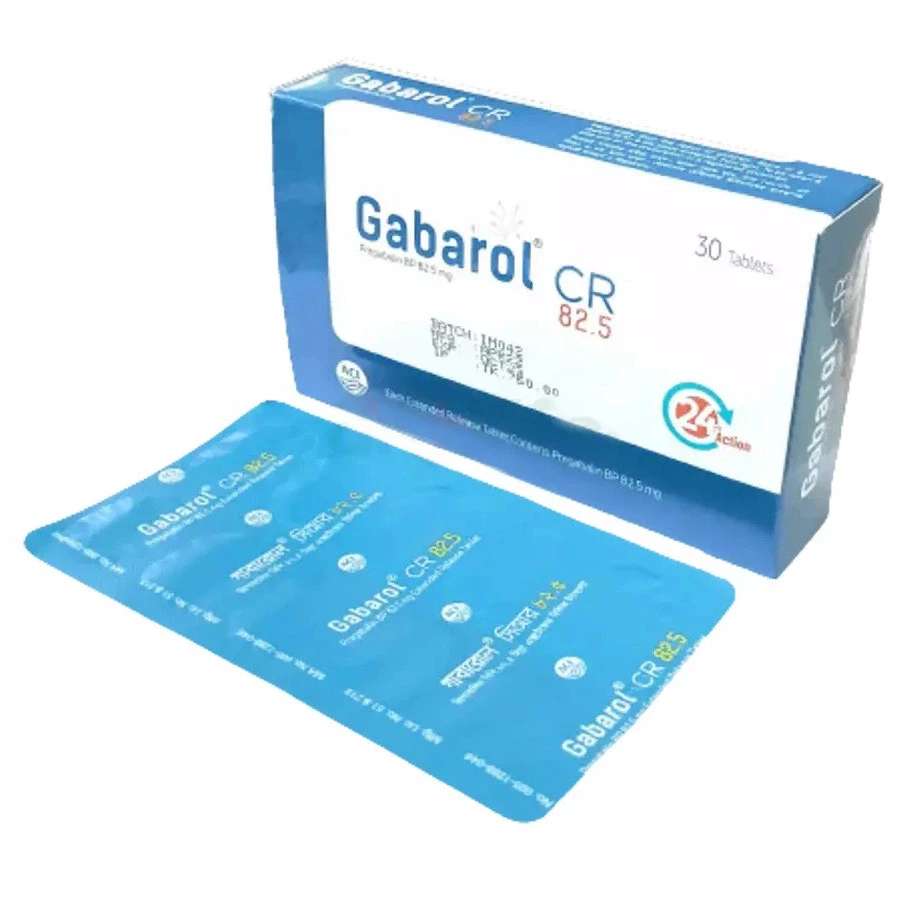 Pack Image: Gabarol CR 82.5 mg Tablet (3 x 10)
