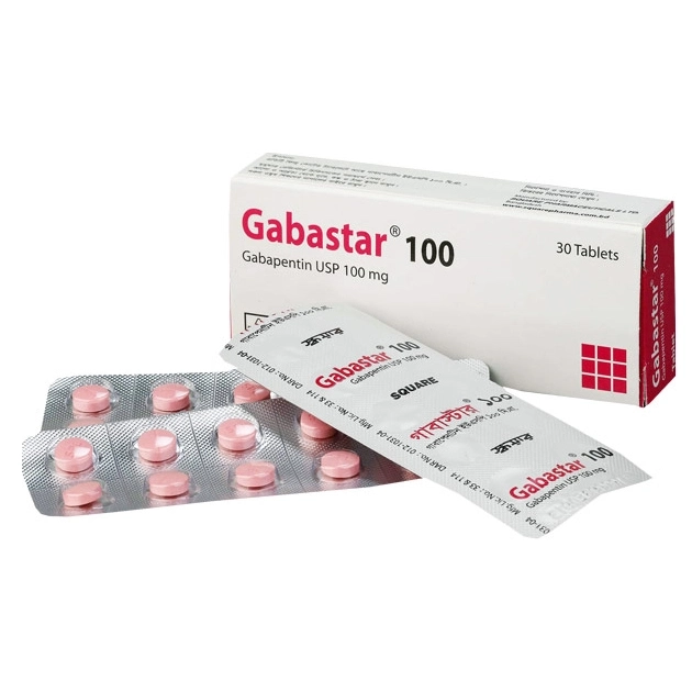 Pack Image: Gabastar 100 mg Tablet (3 x 10)