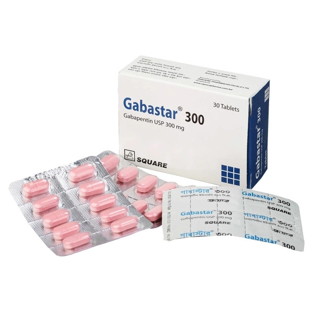 Pack Image: Gabastar 300 mg Tablet (3 x 10)