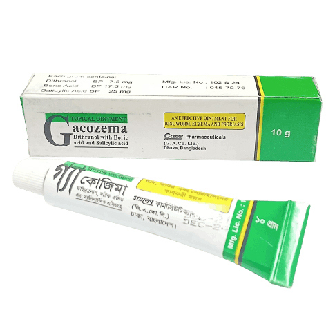 Pack Image: Gacozema 0.1% 1% Ointment (6 gm container)