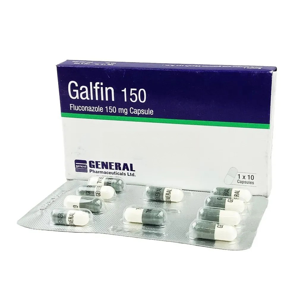 Pack Image: Galfin 150 mg Capsule (1 x 10)