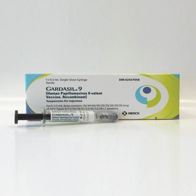 Pack Image: Gardasil 0.5 ml Injection (0.5 ml pre-filled syringe)