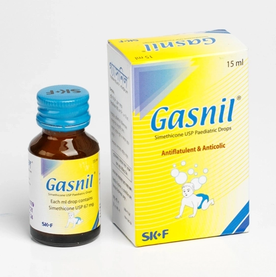 Pack Image: Gasnil 67 mg Pediatric Drop (15 ml drop)