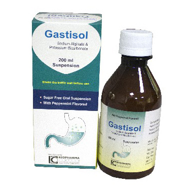 Pack Image: Gastisol (500 mg Suspension (200 ml bottle)