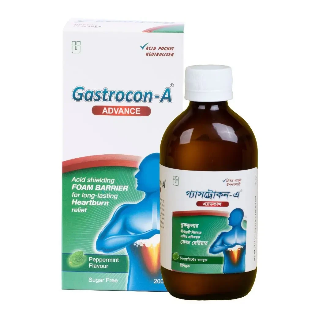 Pack Image: Gastrocon-A (500 mg Suspension (200 ml bottle)