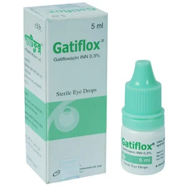 Pack Image: Gatiflox 0.3% Eye Drop (5 ml drop)