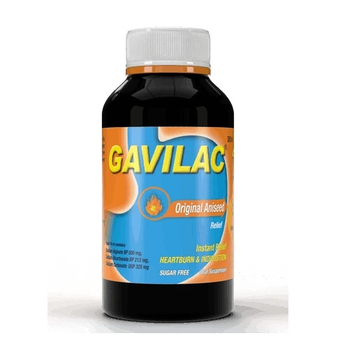 Pack Image: Gavilac (Anised) (500 mg Suspension (200 ml bottle)