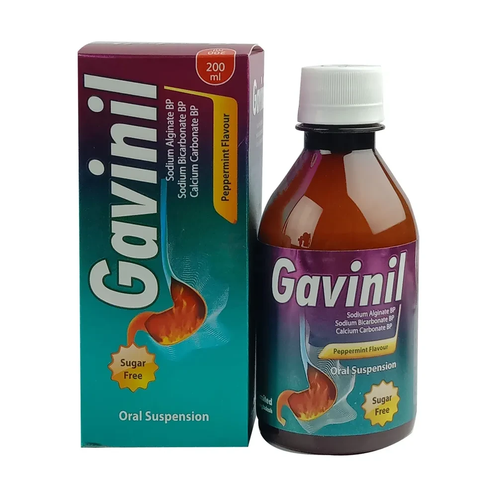 Pack Image: Gavinil (500 mg Suspension (200 ml bottle)
