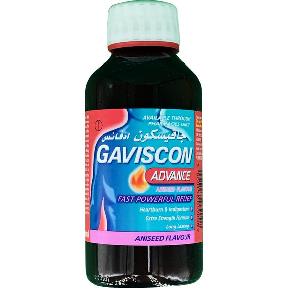 Pack Image: Gaviscon (500 mg Suspension (200 ml bottle)