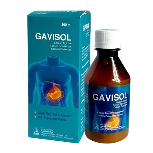 Pack Image: Gavisol (500 mg Suspension (200 ml bottle)