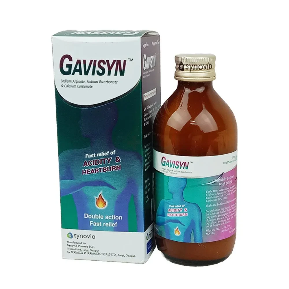 Pack Image: Gavisyn (500 mg Suspension (200 ml bottle)