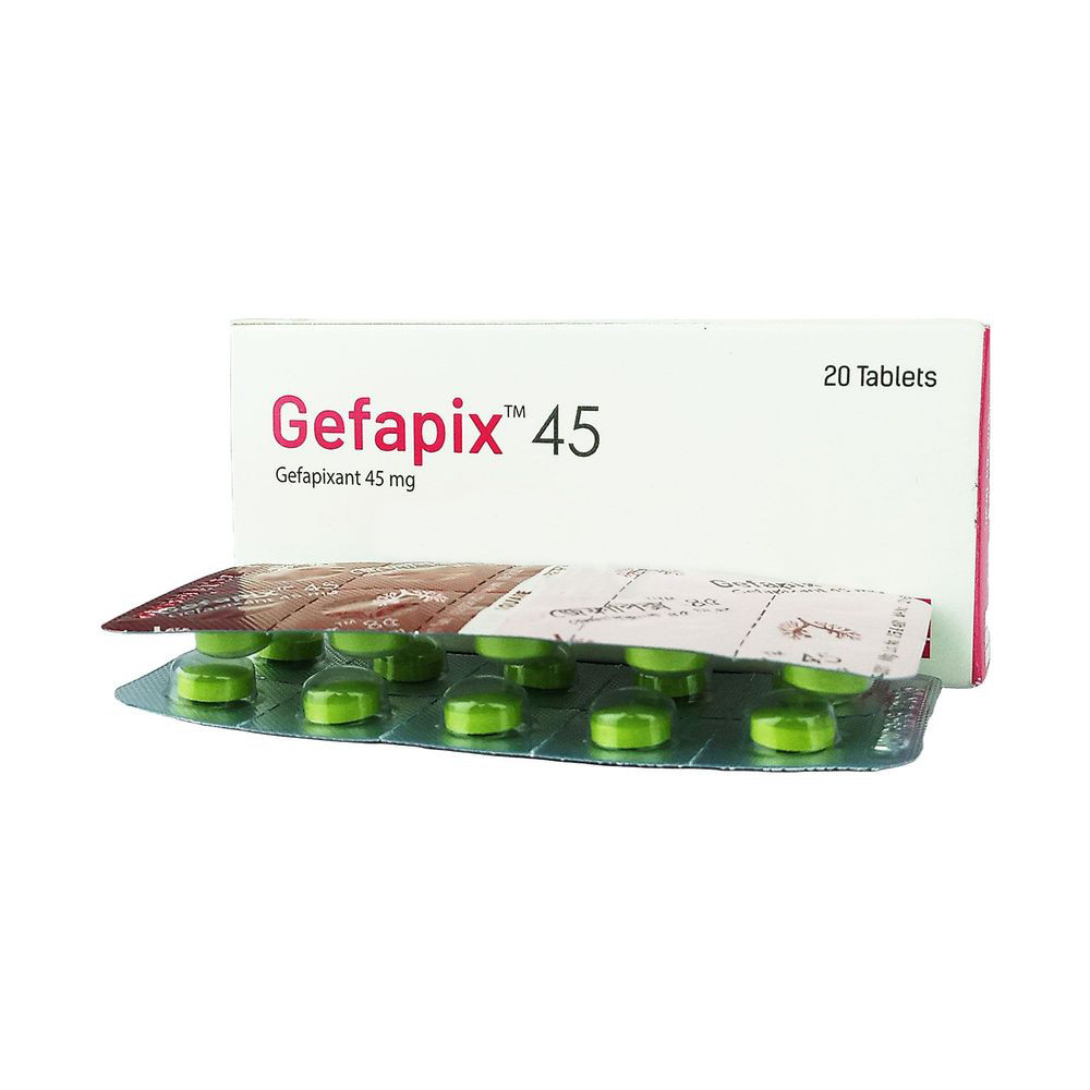 Pack Image: Gefapix 45 mg Tablet (2 x 10)