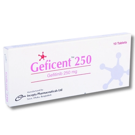 Pack Image: Geficent 250 mg Tablet (1 x 10)
