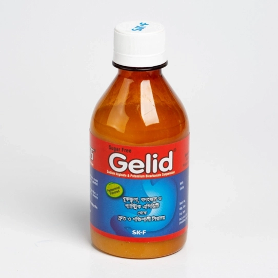 Pack Image: Gelid (500 mg Suspension (200 ml bottle)
