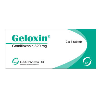 Pack Image: Geloxin 320 mg Tablet (2 x 4)