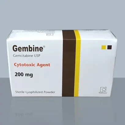Pack Image: Gembine 200 mg Injection (200 mg vial)