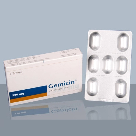 Pack Image: Gemicin 320 mg Tablet (1 x 7)