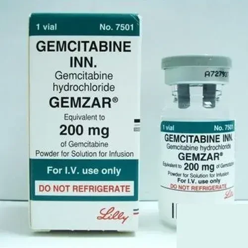 Pack Image: Gemzar 200 mg Injection (200 mg vial)