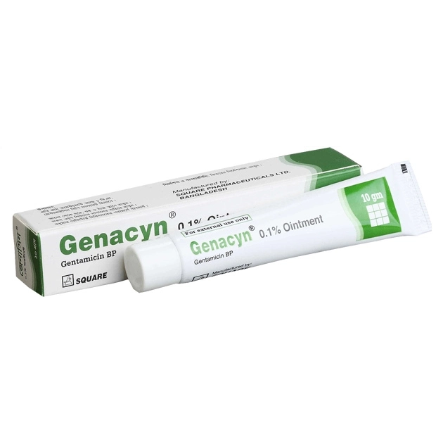 Pack Image: Genacyn 0.1% Ointment (10 gm tube)