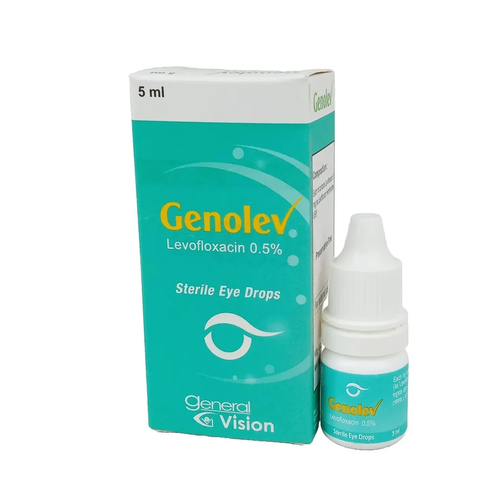 Pack Image: Genolev 0.5% Eye Drop (5 ml drop)