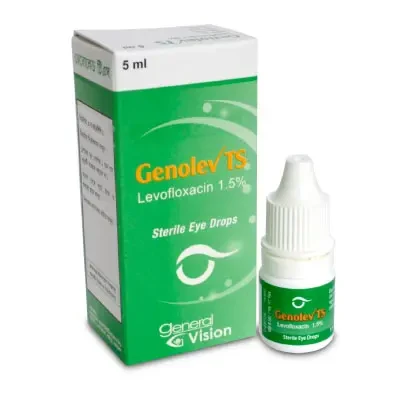 Pack Image: Genolev TS 1.5% Eye Drop (5 ml drop)