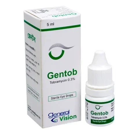 Pack Image: Gentob 0.3% Eye Drop (5 ml drop)
