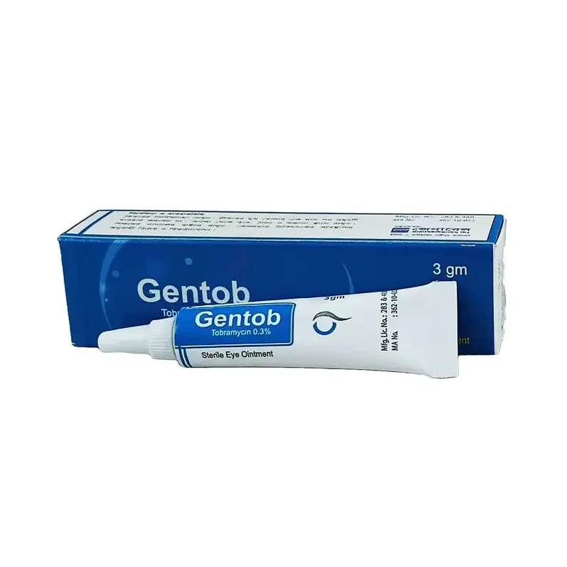 Pack Image: Gentob 0.3% Eye Ointment (3 gm tube)