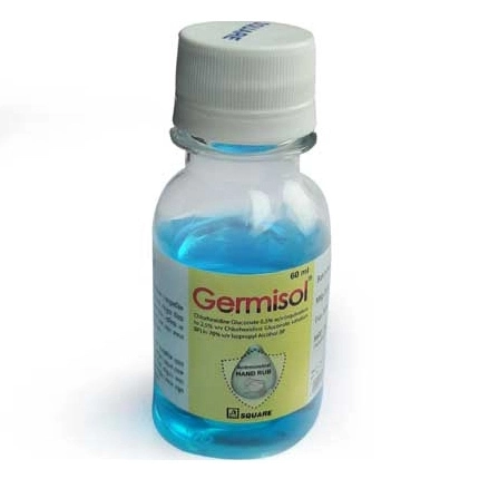 Pack Image: Germisol 0.5% 70% Hand Rub (60 ml bottle)