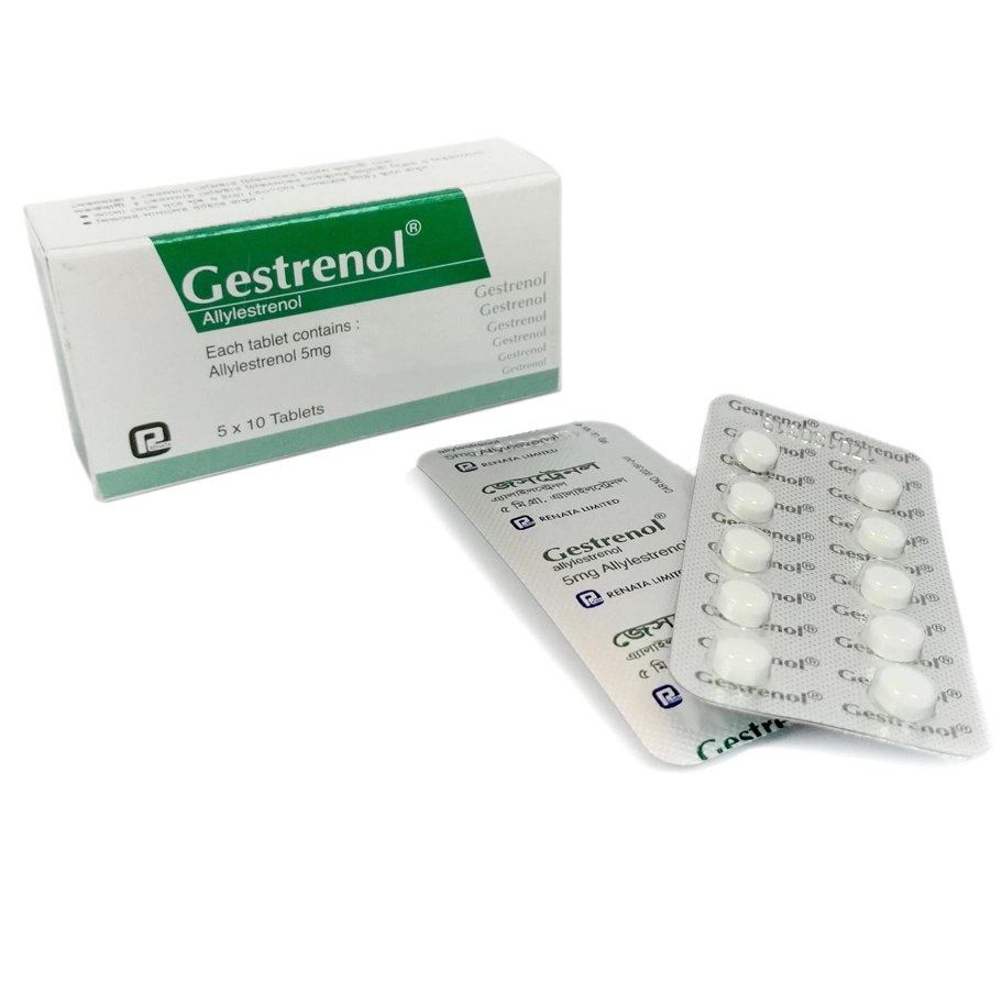 Pack Image: Gestrenol 5 mg Tablet (5 x 10)