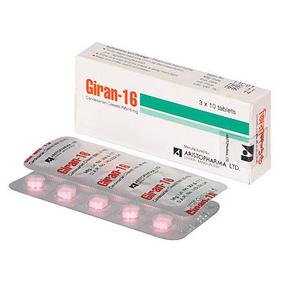 Pack Image: Giran 16 mg Tablet (3 x 10)