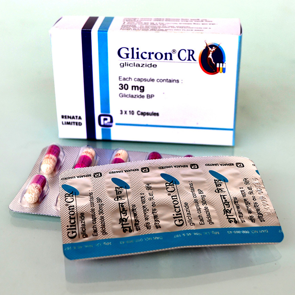 Pack Image: Glicron CR 30 mg Capsule (3 x 10)