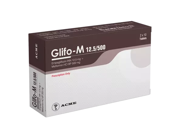 Pack Image: Glifo-M 12.5 mg Tablet (3 x 10)