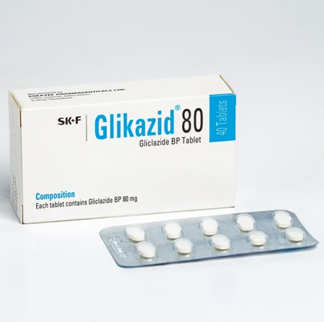 Pack Image: Glikazid 80 mg Tablet (4 x 10)