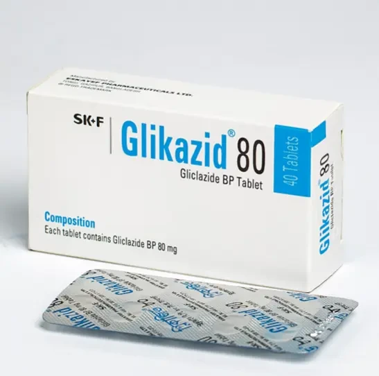 Pack Image: Glikazid 80 mg Tablet (4 x 10)